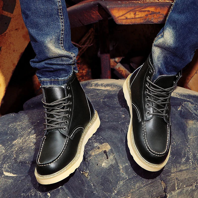 Dustin | Bottines d'hiver en cuir