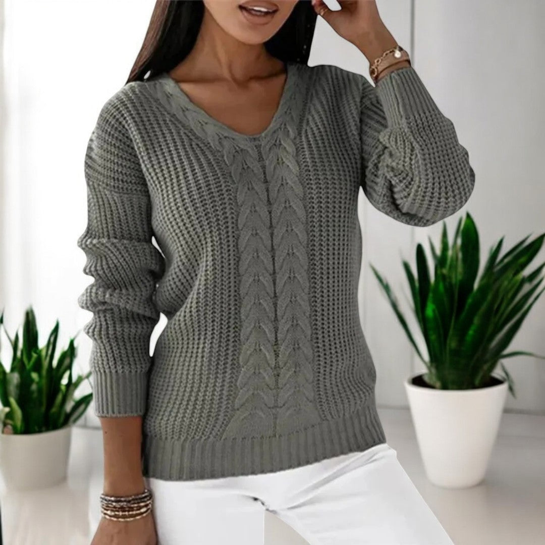 Lila - Pull tricoté classique et élégant